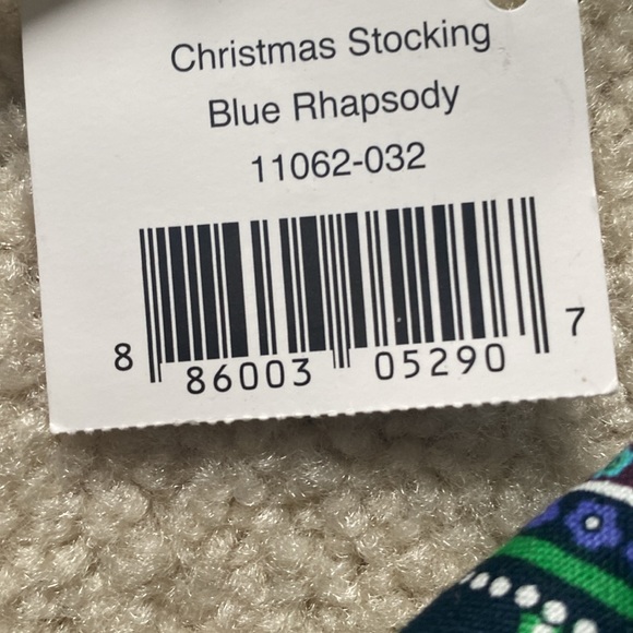Vera Bradley Christmas Stocking!! - Picture 2 of 2